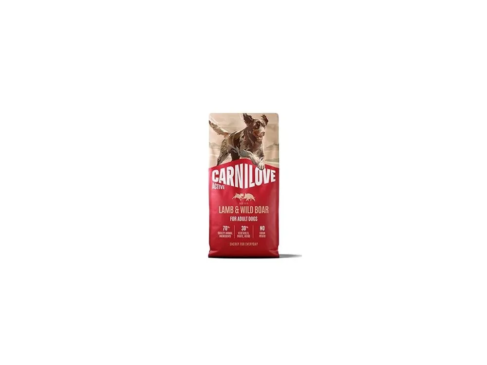 Vrácení Zdarma Carnilove Dog Active Dry Lamb&Wild Boar Adult AB 12kg
