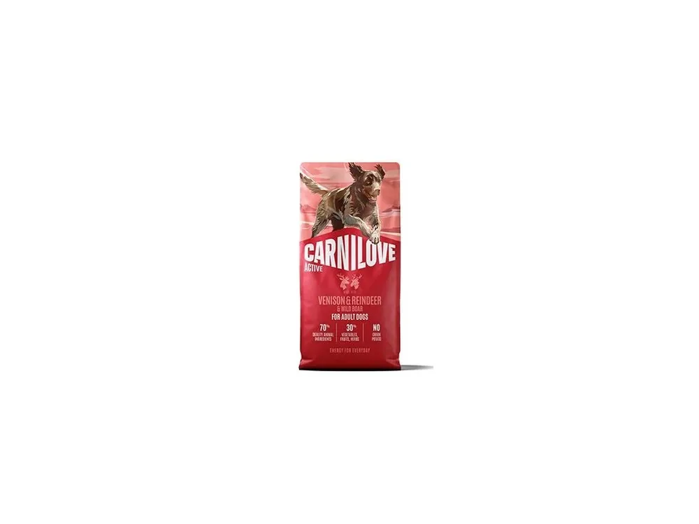 Přímo Od Výrobce Carnilove Dog Active Dry Venis&Rein&Wild AdultAB12kg