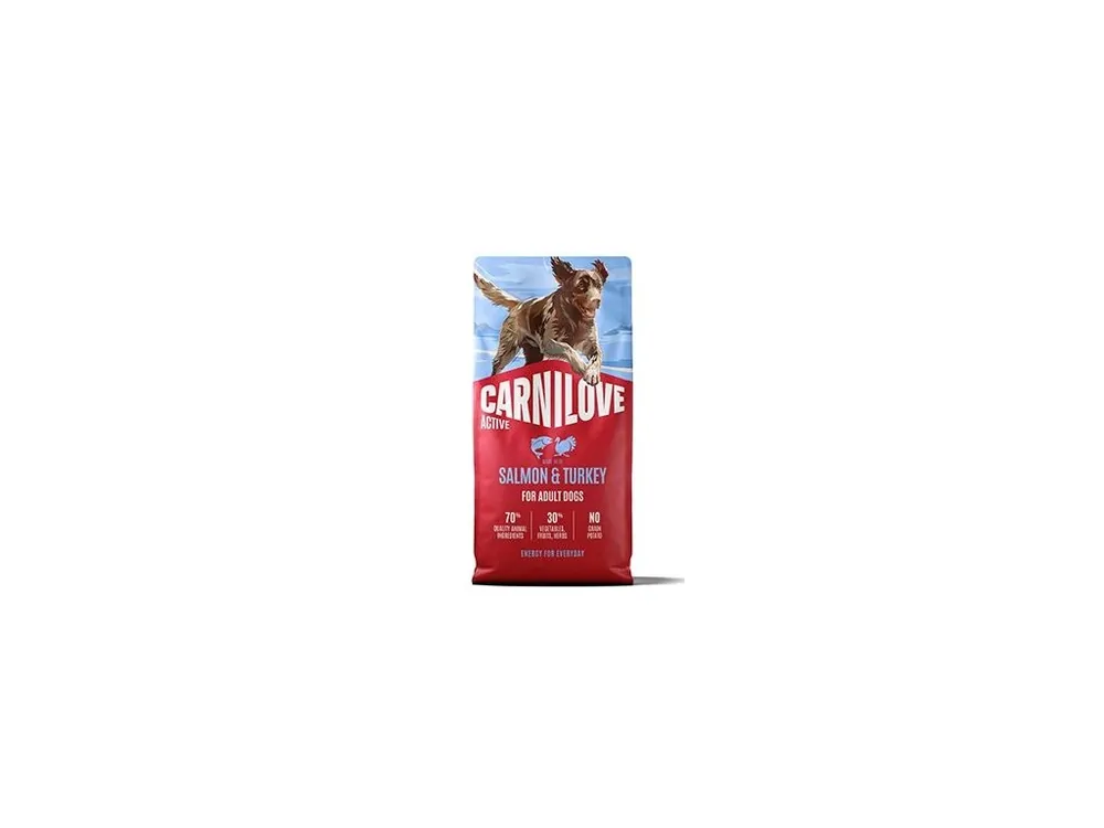 Carnilove Dog Active Dry Salmon&Turkey Adult AB 12kg Expresní Doručení
