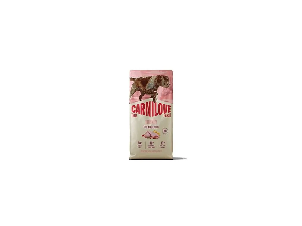 Carnilove Dog True Fresh Dry Turkey Adult AllBree 12kg Oblíbený