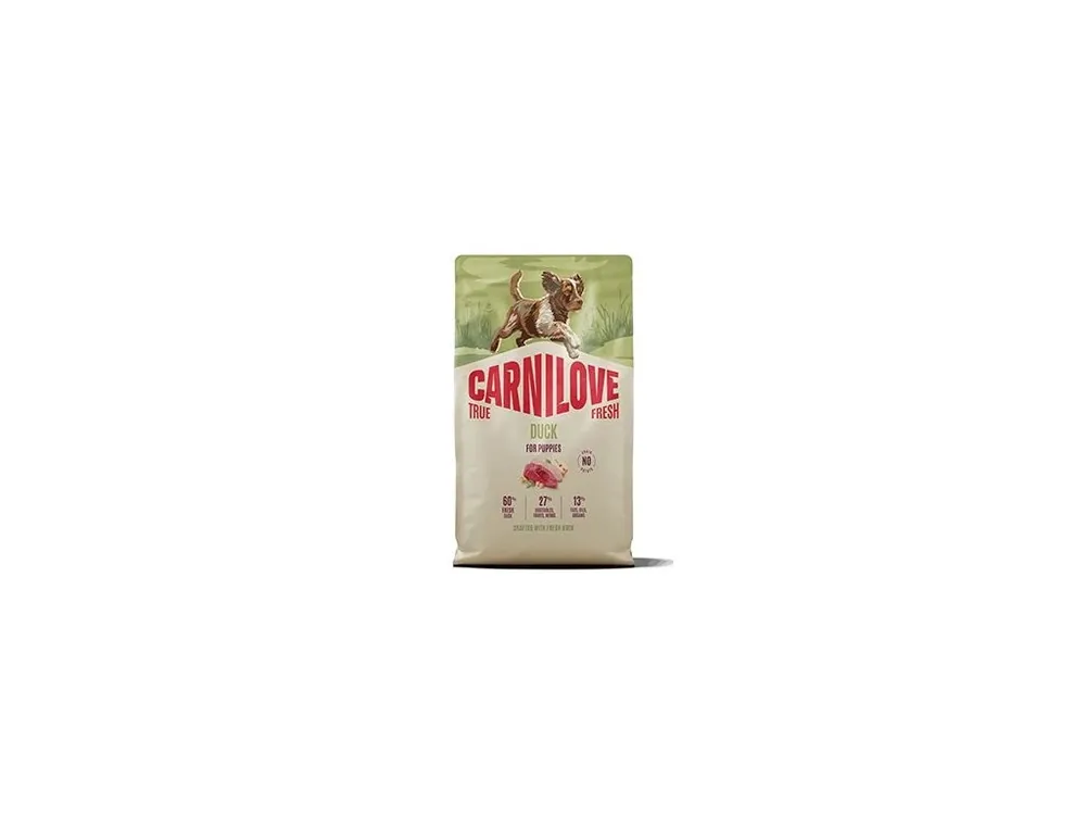 Nová Kolekce Carnilove Dog True Fresh Dry Duck Puppies 4kg