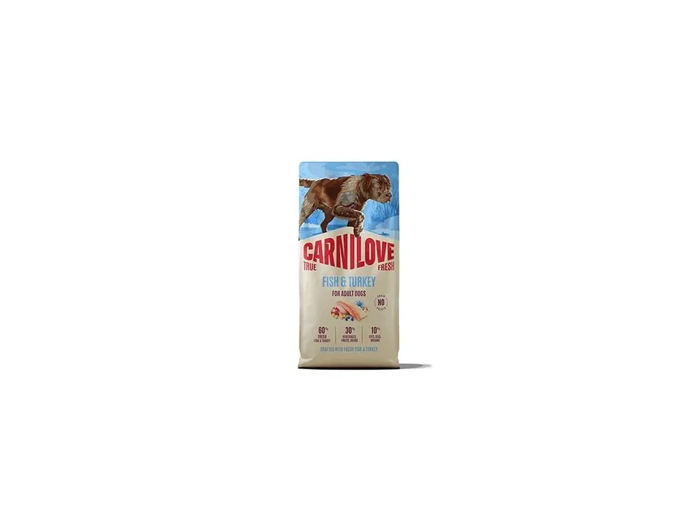 Hit Sezóny Carnilove Dog True Fresh Dry Fish&Turkey Adult AB 12kg