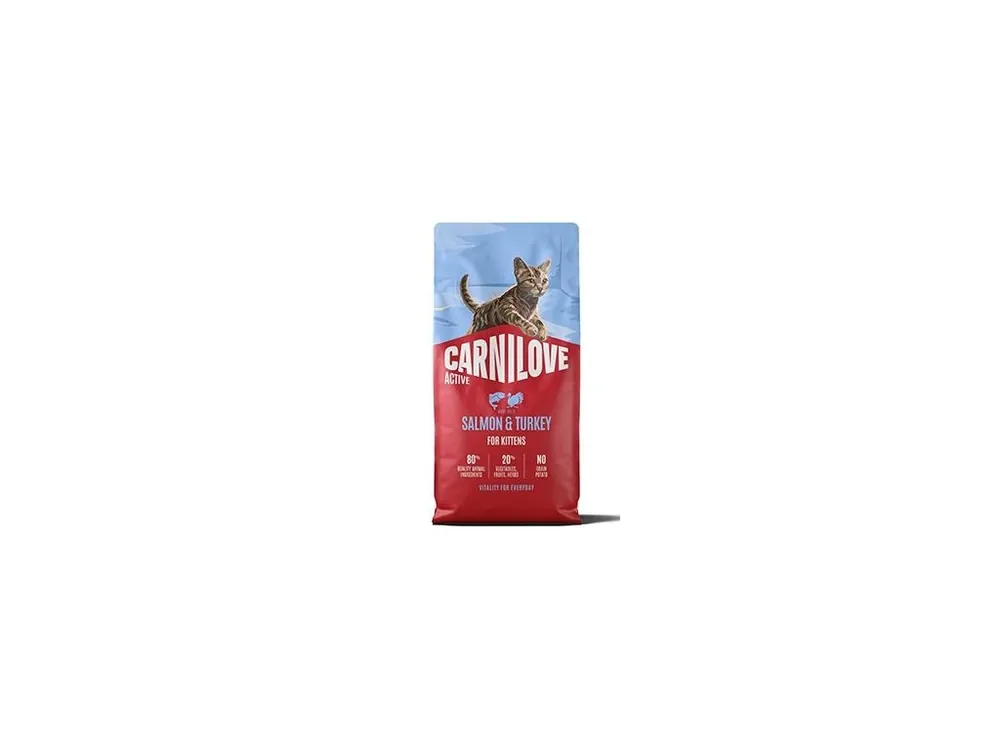 Carnilove Cat Active Dry Salmon&Turkey Kittens 6kg Oblíbený