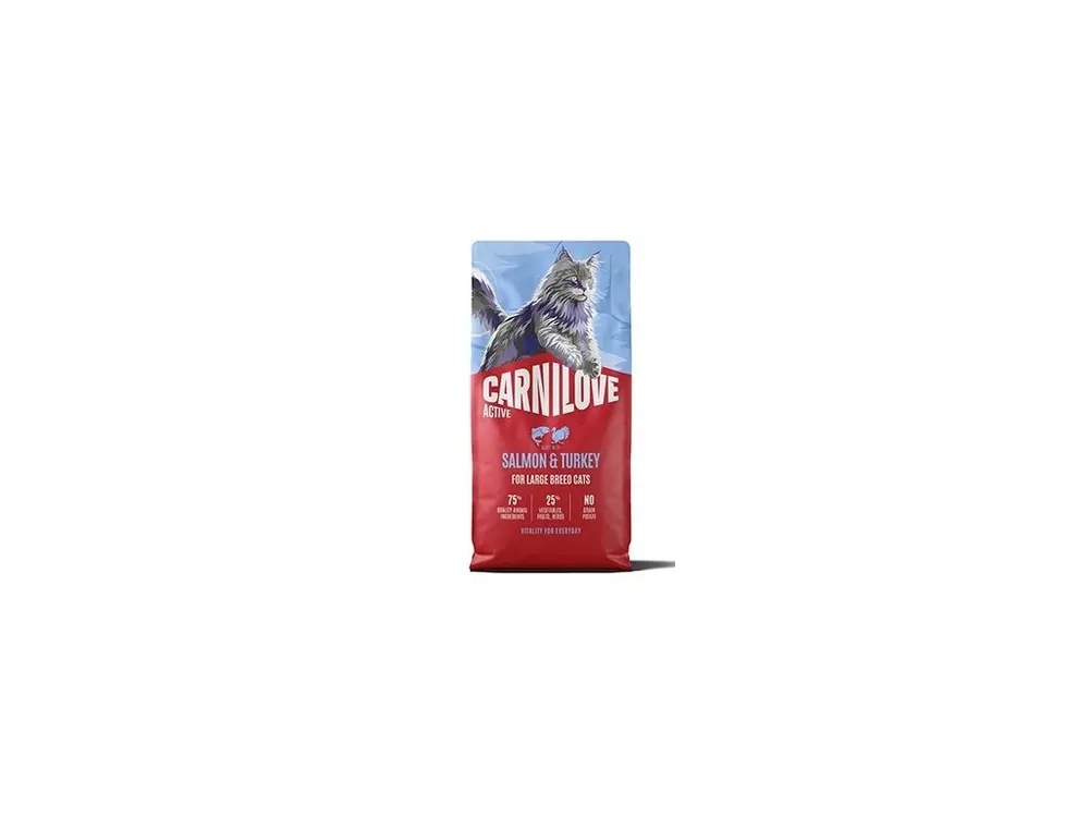 Carnilove Cat Active Dry Salmon&Turkey Adult LB 6kg Akční Nabídka