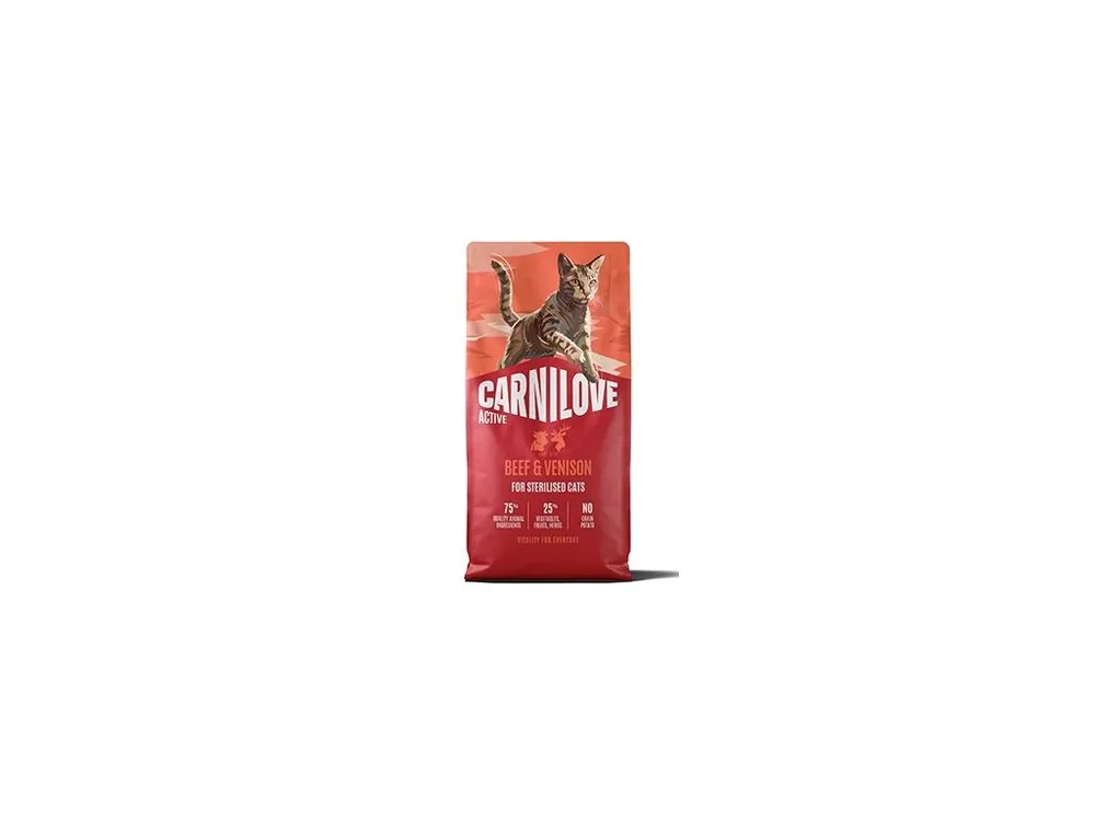 Carnilove Cat Active Dry Beef&Venis.Steril.Ad.AB6kg Horká Nabídka