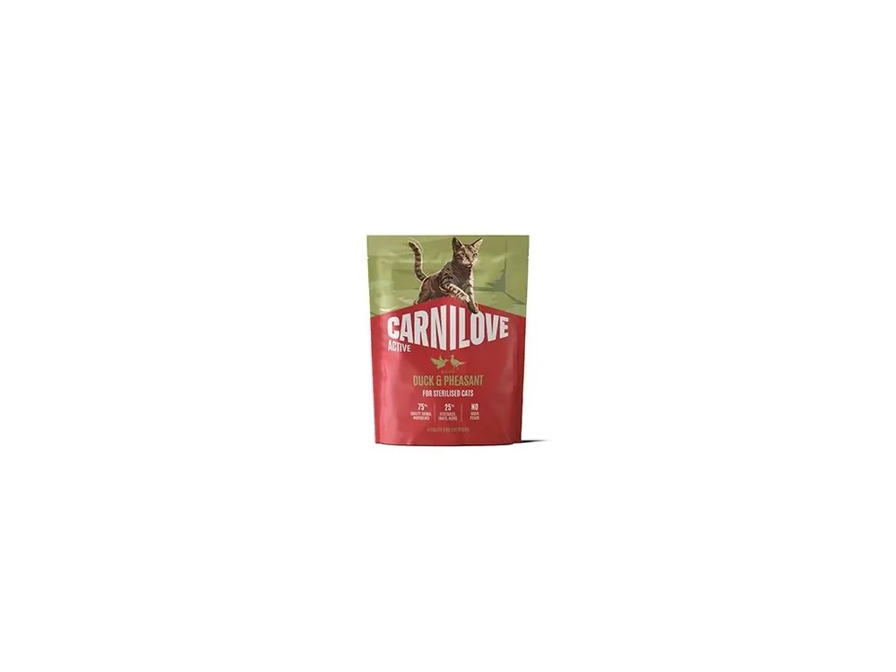 Vysoce Kvalitní Carnilove Cat Active Dry Duck&Pheas.Steril.Ad.AB 400g