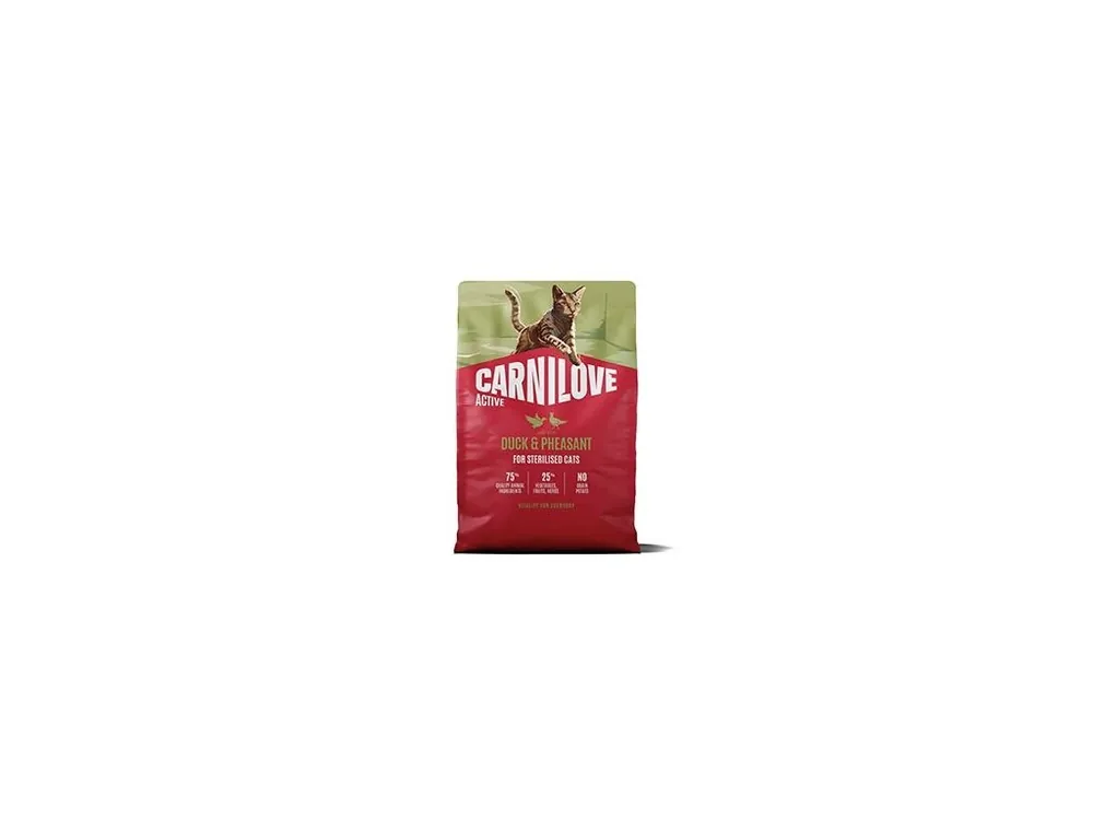 Carnilove Cat Active Dry Duck&Pheas.Steril.Ad.AB 2kg Novinka