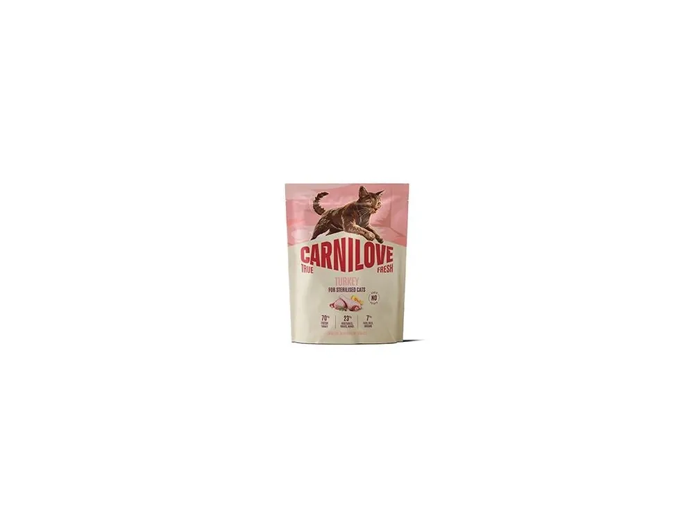 Carnilove Cat True Fresh Dry Turkey Steril.Ad.AB 400g Časově Omezené