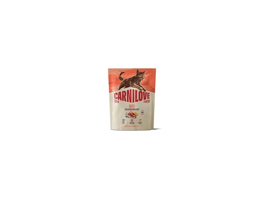 Ihned K Objednání Carnilove Cat True Fresh Dry Beef Steril. Ad.AB 400g