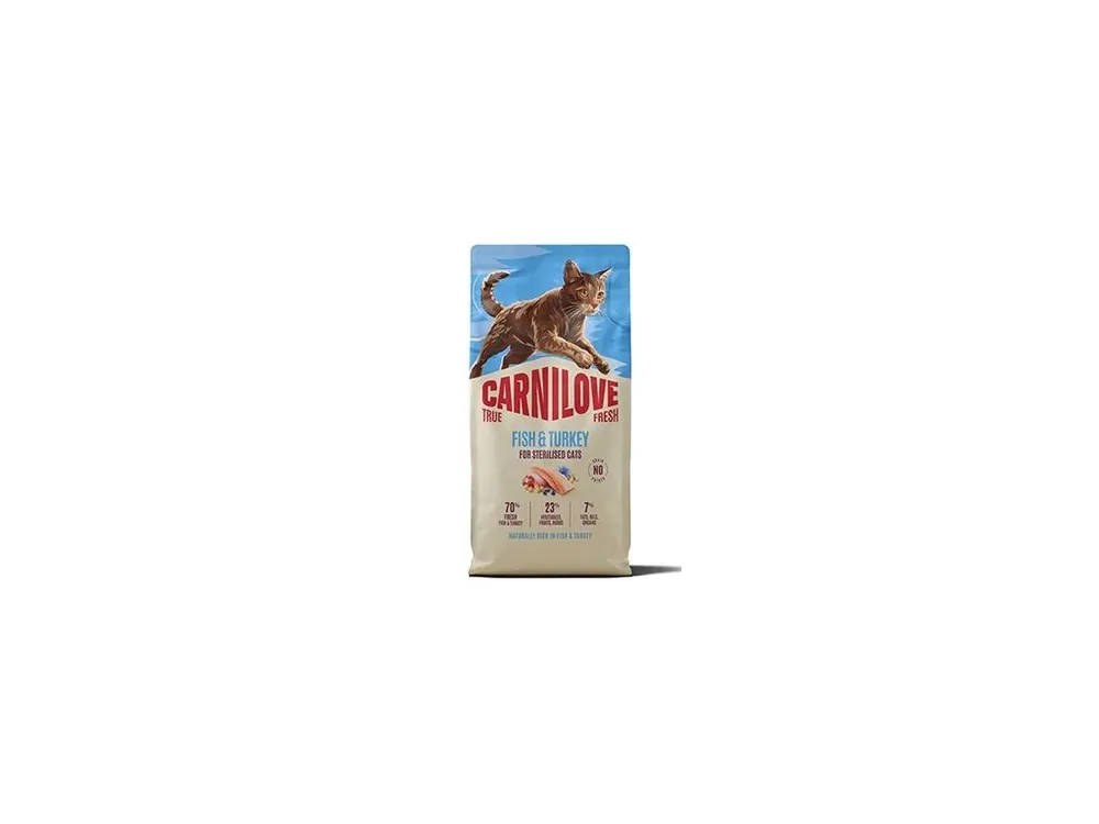 Carnilove Cat True Fresh Dry Fish&Turk.Ster.Ad.AB 6kg Výprodej