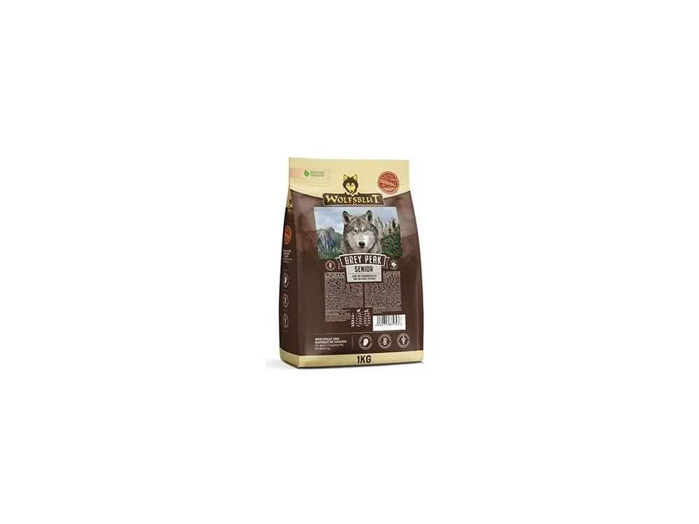 Cenově Výhodný Wolfsblut Dog Senior Grey Peak 1kg