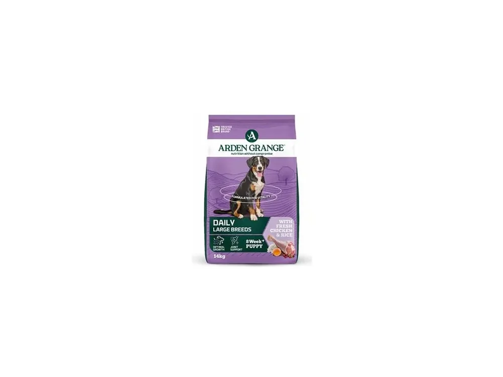 Arden Grange Dog Puppy/Junior Large with Chic&Rice14kg Akční Cena