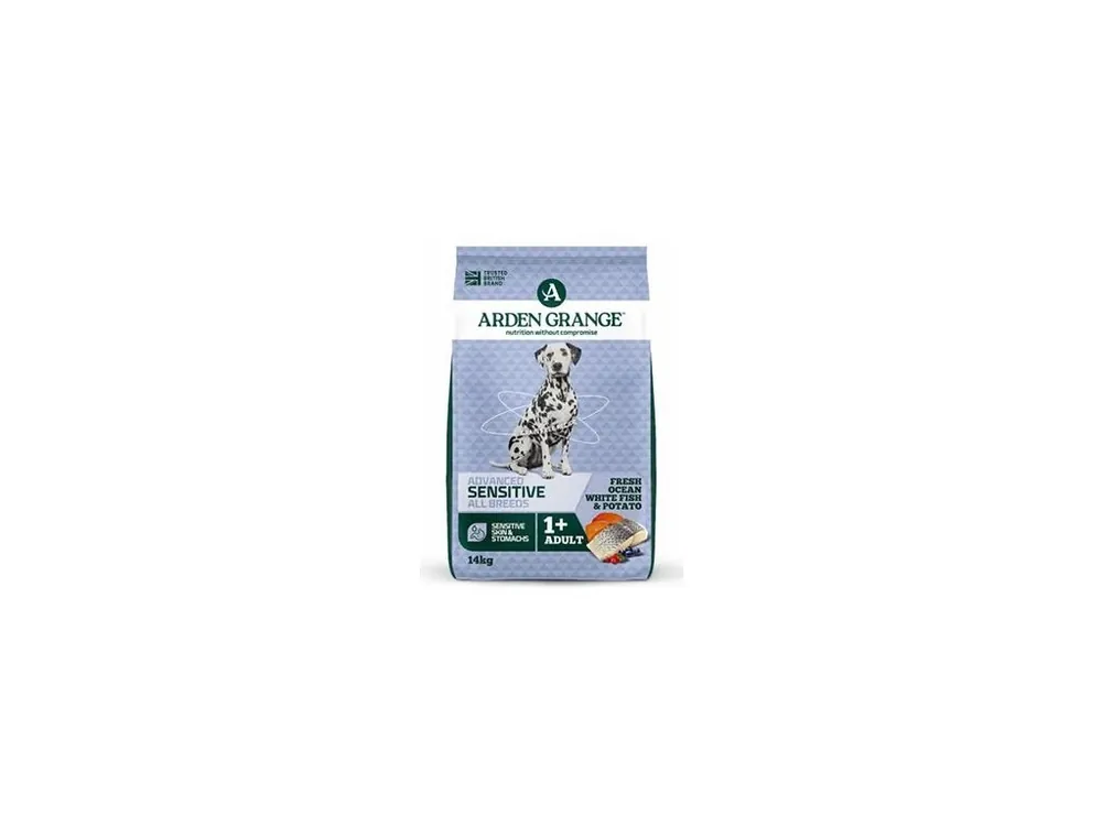 Arden Grange Dog GF Adult Sen.Oc.White Fish&Potato14kg Originální