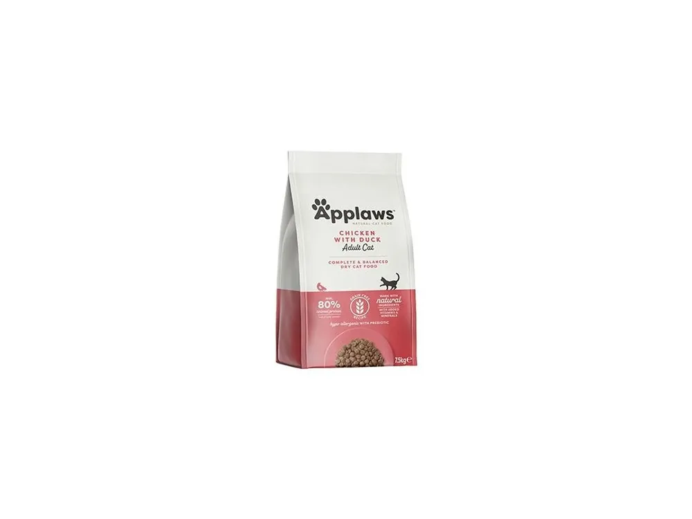Akční Nabídka Applaws Cat granule Adult kuře s kachnou 7,5kg