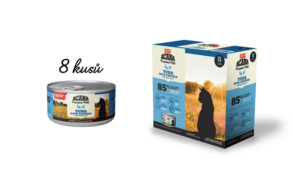 Must-Have ACANA CAT PATE TUNA & CHICKEN 8 x 85 g