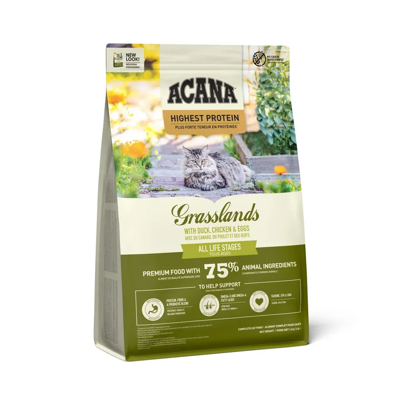 ACANA GRASSLANDS CAT 1,8 kg GRAIN-FREE Nízká Cena