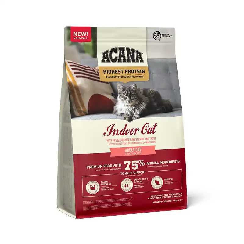 ACANA HIGHEST PROTEIN INDOOR CAT 1,8 kg Top Prodej
