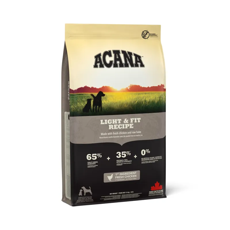 ACANA LIGHT & FIT RECIPE 11,4 kg Cenový Hit