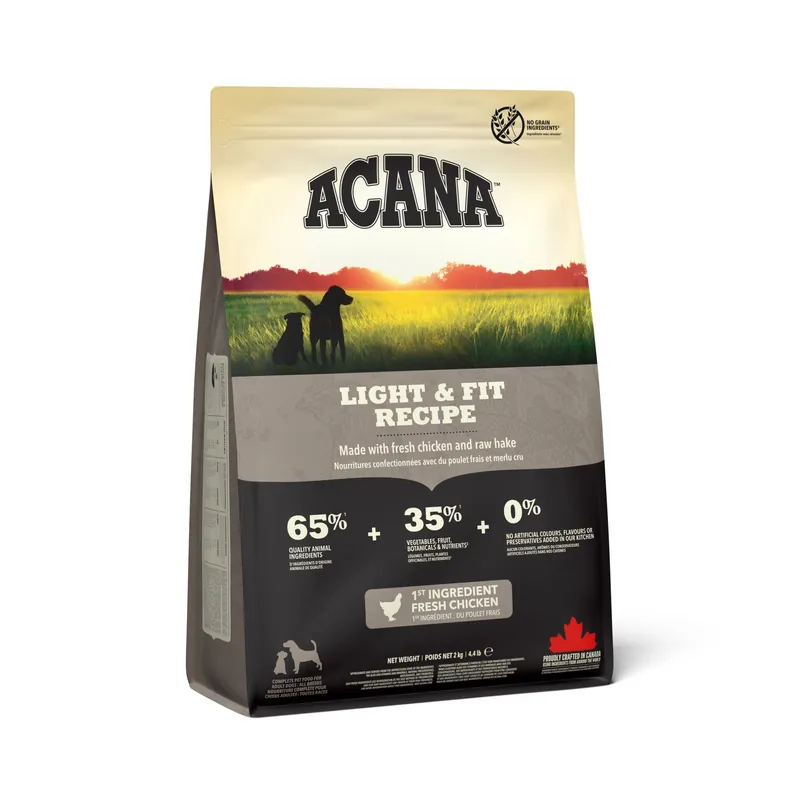 ACANA LIGHT & FIT RECIPE 2 kg Vrácení Zdarma