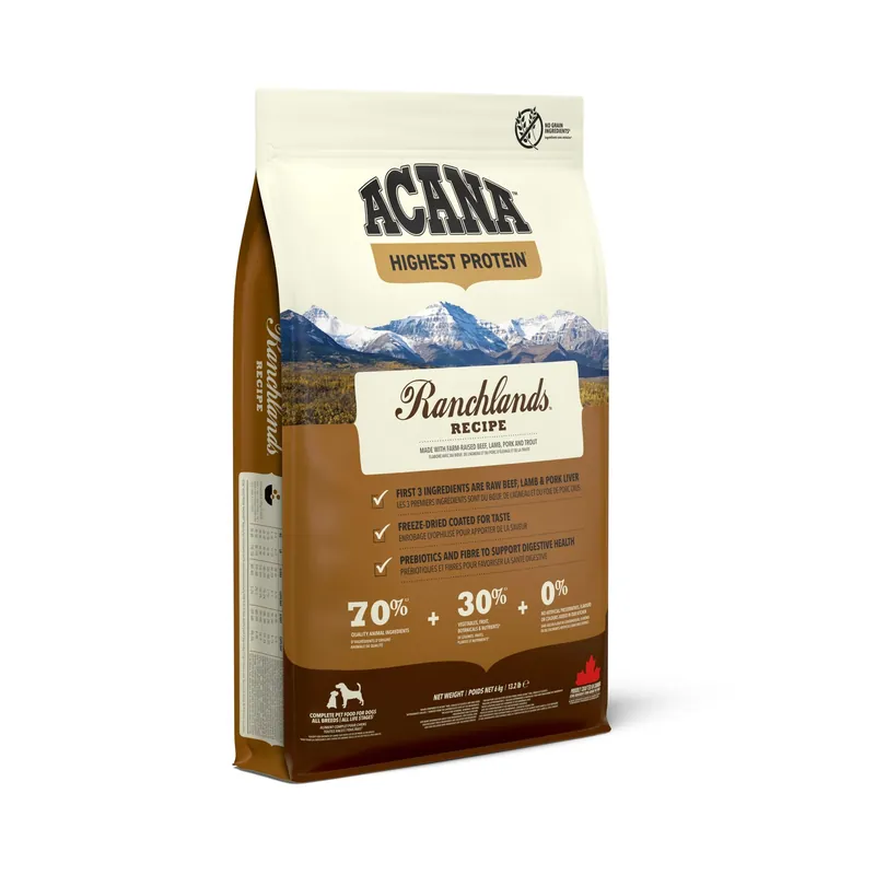 ACANA RANCHLANDS DOG 6 kg Víkendová Akce