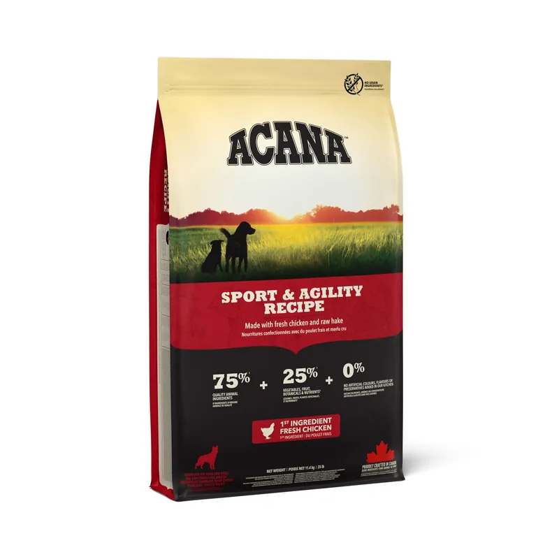 ACANA SPORT & AGILITY 11,4 kg RECIPE Expresní Doručení