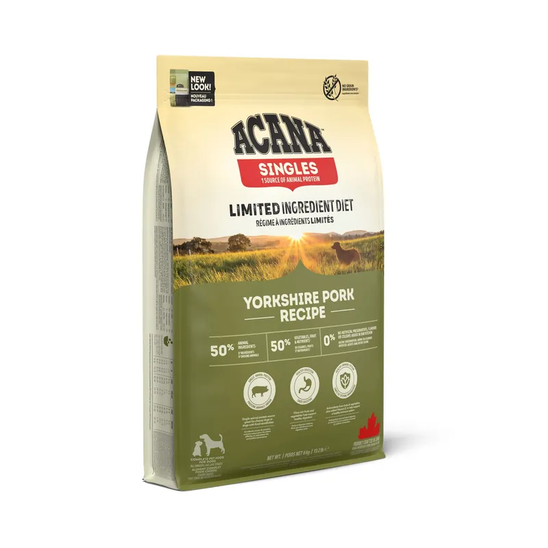 ACANA YORKSHIRE PORK 6 Kg SINGLES Expresní Doručení