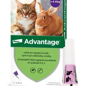ADVANTAGE 80 10% 1*0,8 ML PRO KOČKY NAD 4 KG Cenově Výhodný