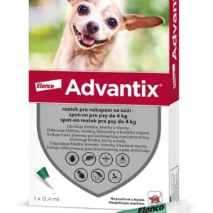 ADVANTIX SPOT-ON 0,4ML S/DO 4KG Poslední Šance