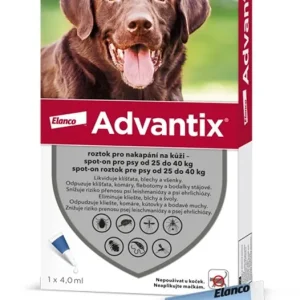 ADVANTIX SPOT-ON 4ML XL/NAD 25KG Jen Po Omezenou Doba