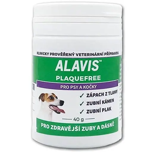 ALAVIS PLAQUE FREE PRO PSY A KOČKY 40 G Nakupujte Hned