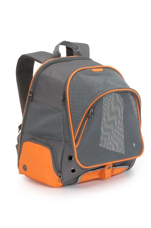 Akční Nabídka BATOH do 5-6 kg 34x22x42 cm, S, ŠEDO-ORANŽOVÁ