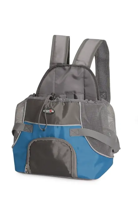 BATOH NA MAZLÍČKA 28x22x26/38 cm 6 kg MODRÝ Nová Kolekce
