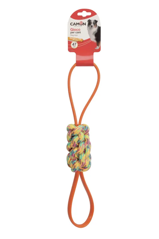 BAVLNĚNÝ UZEL NA GUMOVÉM LANĚ 47 cm Oblíbený