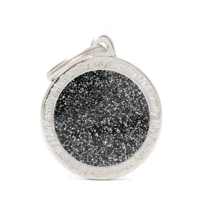 Odeslání Ihned BIG CIRCLE GLITTER BLACK