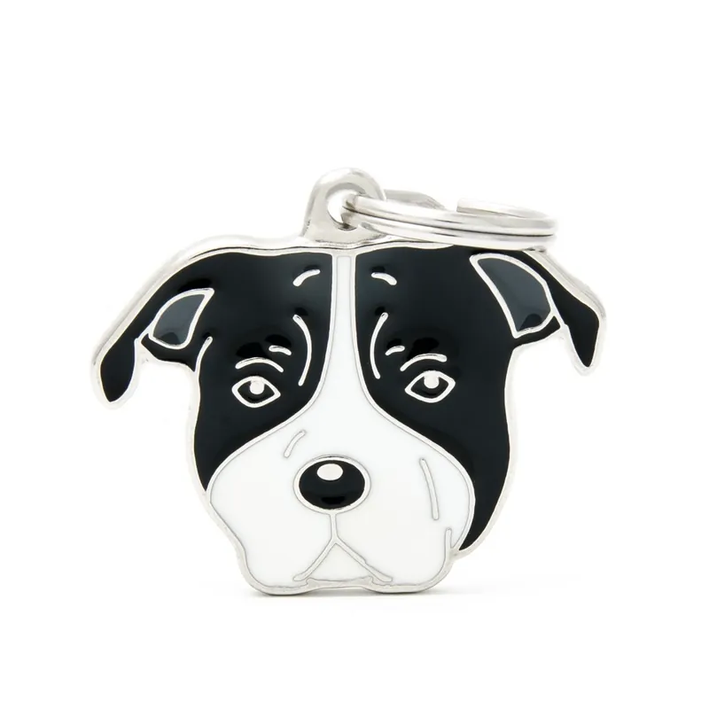 BLACK&WHITE AMERICAN STAFFIRDSHIRE TERRIER Nejlepší Cena