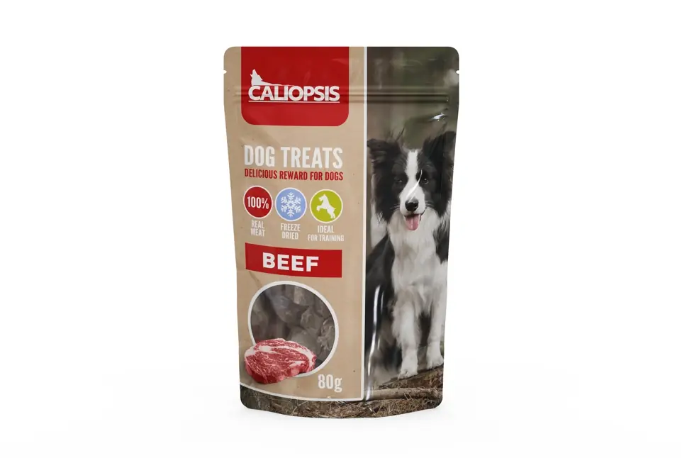 CALIOPSIS FREEZE DRIED BEEF 80 g Nízká Cena
