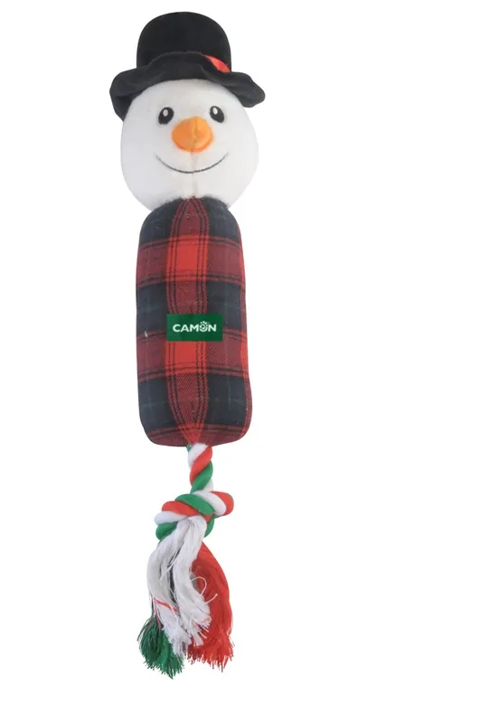 CAMON HRAČKA PLYŠ SNĚHULÁK PÍSKACÍ 36 cm Rychlé Dodání