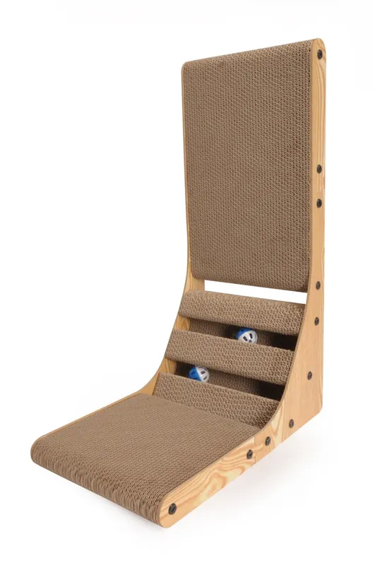 CAMON ŠKRABADLO KARTONOVÉ + 2x MÍČEK + ŠANTA 46x28xH 65 cm Bezpečná Platba