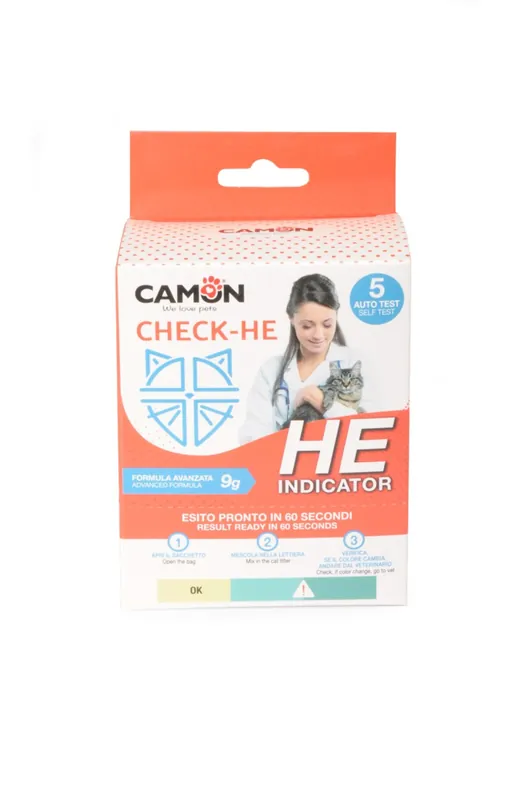 Cenový Hit CHECK-HE KONTROLA KRVE V MOČI 9g CAMON