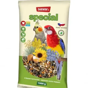 DARWINS STŘEDNÍ PAPOUŠEK SPECIAL 1000 g Expresní Doručení
