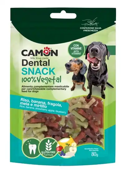 DENTÁLNÍ OVOCNÉ PAMLSKY - KOSTIČKY 2,5 cm 80 g Nejprodávanější