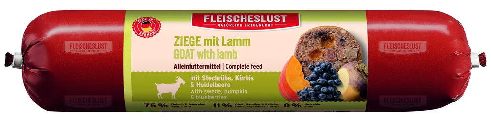 Sleva GOAT WITH LAMB 400g pumpkin & blueberries