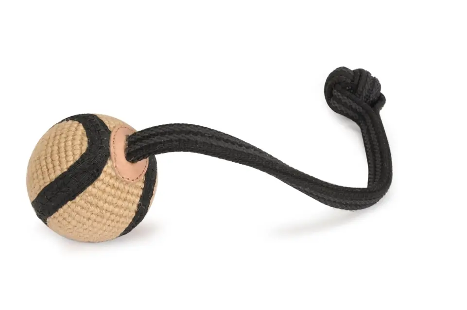 Cenový Hit JUTOVÝ MÍČEK S POUTKEM 7 cm