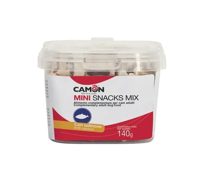 Přímo Od Výrobce KOSTIČKY S PŘÍCHUTÍ LOSOS 2 cm 140 g