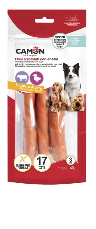 Aktuální KROUCENÁ BŮVOLÍ/KACHNÍ TYČKA 3 ks 17 cm 140g