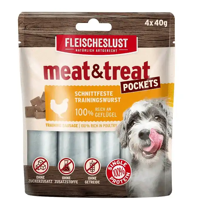 Nejlepší Volba MEAT & TREAT POULTRY 4x40g