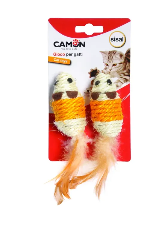 MYŠKA SISAL S OCÁSKEM 7cm 2 ks Cenový Hit