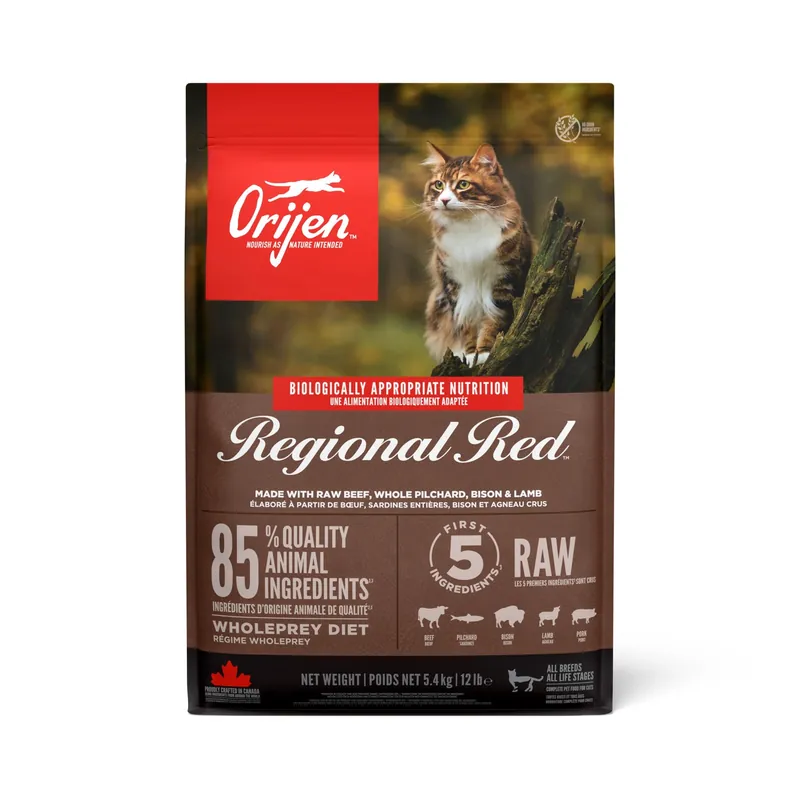 Vysoce Kvalitní ORIJEN REGIONAL RED CAT 5,4 kg
