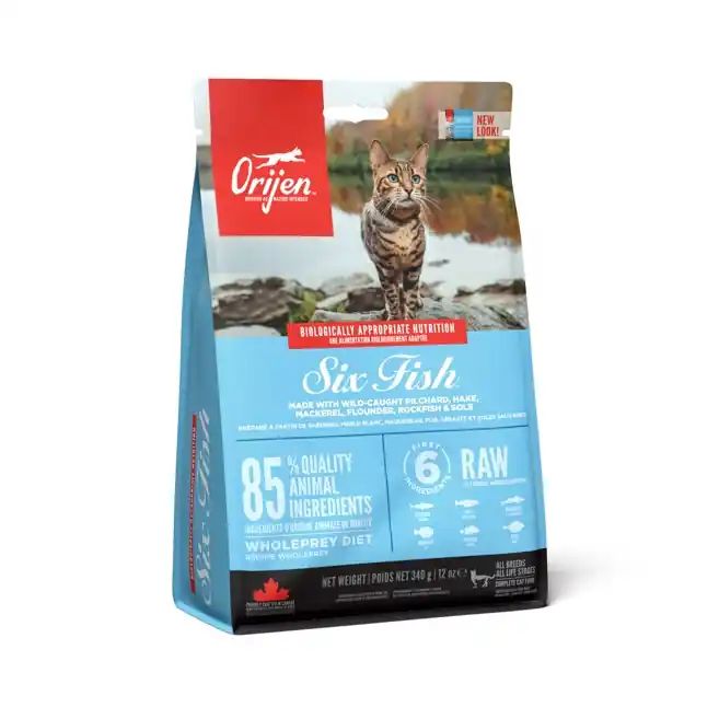 ORIJEN SIX FISH CAT 340 g Levný