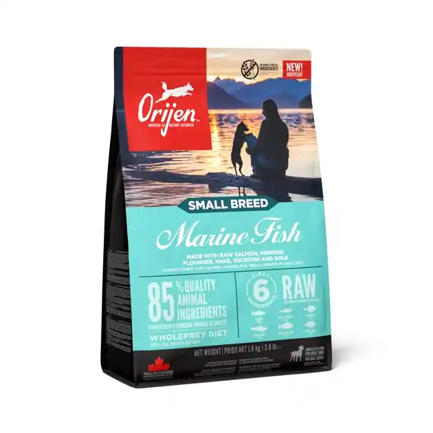 ORIJEN SMALL BREED MARINE FISH 1,8 kg Dokud Zásoby Vydrží